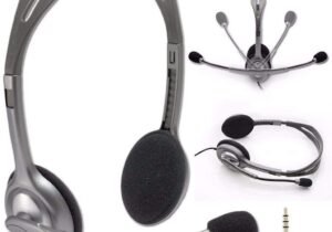 AURICULARES ESTEREO CON MICROFONO UN JACK 3.5MM LOGITECH H111