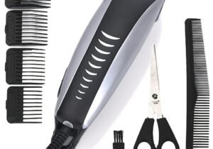 MAQUINA CORTA PELO SUPER PRO HAIR CLIPPER 220V CUCHILLAS ACERO + ACC CORTAPELO MODELO SP-4604
