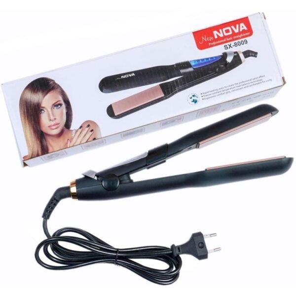 PLANCHITA DE PELO ALISADORA DE CABELLO PLANCHA CERAMICA NOVA SX-8009 45W