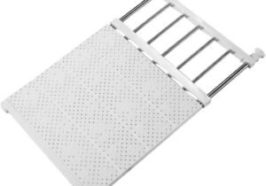 ESTANTE ORGANIZADOR EXTENSIBLE REGULABLE 33 A 53CM DE LARGO X 30CM ANCHO IDEAL COCINA ROPERO MUEBLES