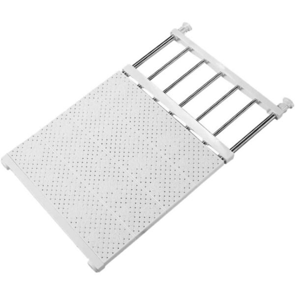 ESTANTE ORGANIZADOR EXTENSIBLE REGULABLE 33 A 53CM DE LARGO X 30CM ANCHO IDEAL COCINA ROPERO MUEBLES