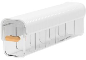 ORGANIZADOR PARA ROPA INTERIOR MEDIAS CAJONES ADHESIVO DE PARED 6 COMPARTIMENTOS