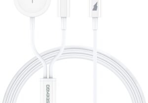 CABLE DE CARGA MAGNETICO APPLE WATCH + CABLE IPHONE USB-C TIPO C DE 1 METRO IPHONE 15 16 17