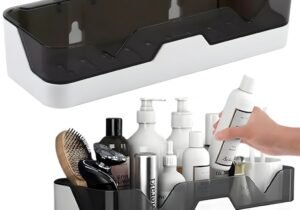 ESTANTE SOPORTE ORGANIZADOR PARA DUCHA BAÑO O COCINA REPISA CON ADHESIVO