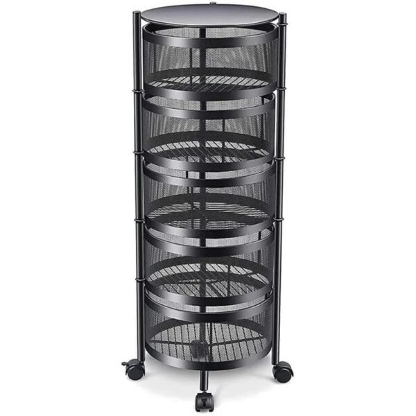 CARRO CARRITO ORGANIZADOR BAÑO COCINA FRUTAS Y VERDURAS ESTANTE 5 NIVELES MULTIUSO CON RUEDAS